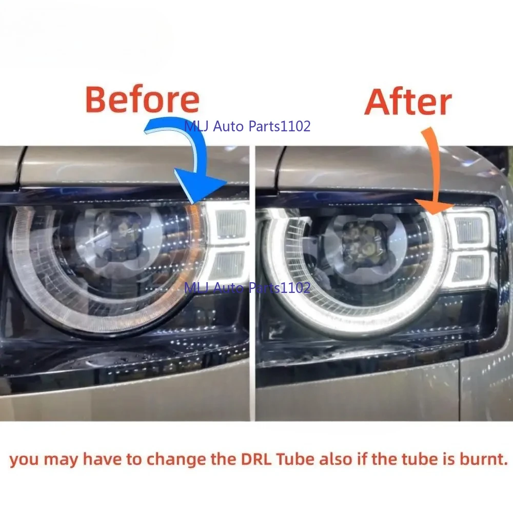 for 2020 2021 2022 Land Rover Defender 10X White Daytime Running Light Boards LED Headlight DRL CML-G5M3 5120-1 - Image 4