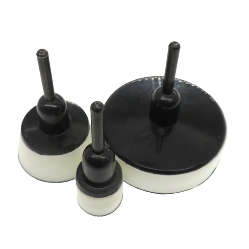 Herramienta de lijado de tazón para carpintería, almohadilla de PU de lijado de gancho y bucle de 1/2/ 3 pulgadas, mango largo de madera dura para carpintería