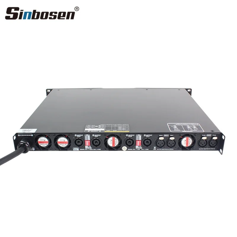 1300x4ch 2ohm amplifier 4 channel 1u power amplifier professional class d