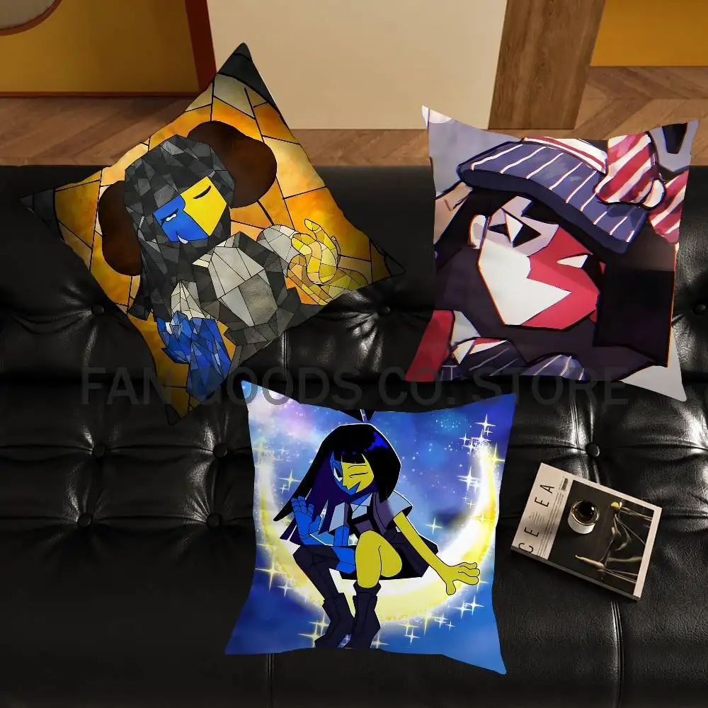 

E-Ena DreamBBQ Fanart Printed Pillow Cover Cushion Case Simple Sofa Pillow Case No Pillow Core