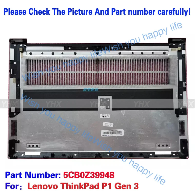 L... New For Lenovo ThinkPad P1 Gen 3 Bottom Base Case 5CB0Z39948