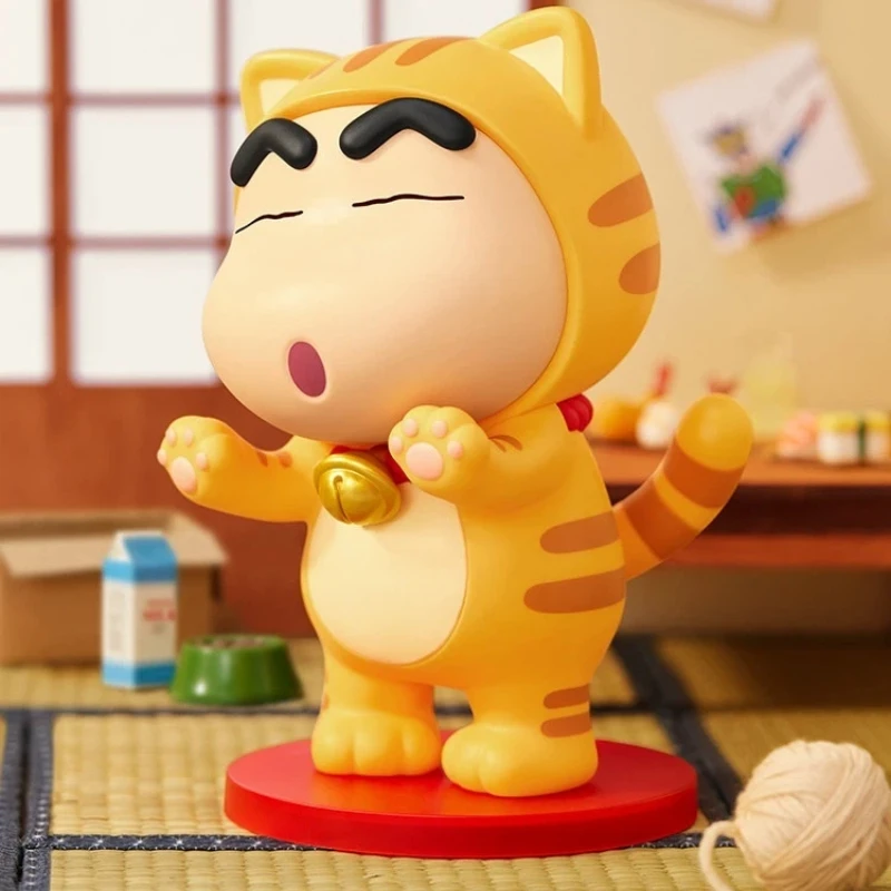 

Забавные мультяшные фигурки Crayon Shin-Chan большого размера, ручной работы, аниме-персонажи, прикольные украшения для дома, подарки на день рождения