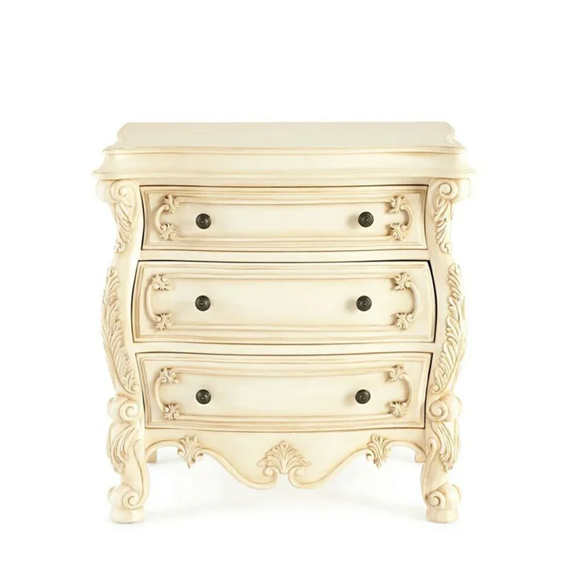 

Solid wood, bedside table, oak vintage engraving