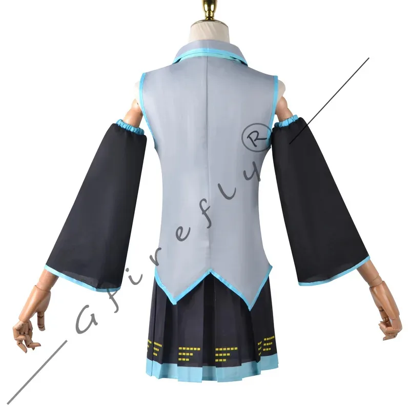 2025 aaa 캐릭터 퍼포먼스 하츠네 미쿠 애니메이션 의상 코스프레 의상 JK 스커트 동일 세트 스티커 선물