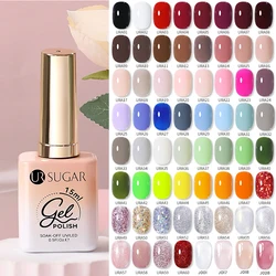 UR SUGAR 80 Colors 15ml Nail Gel Polish Autumn Classic Semi Permanent Soak Off LED UV Nail Gel Nail Art Design DIY Manicure