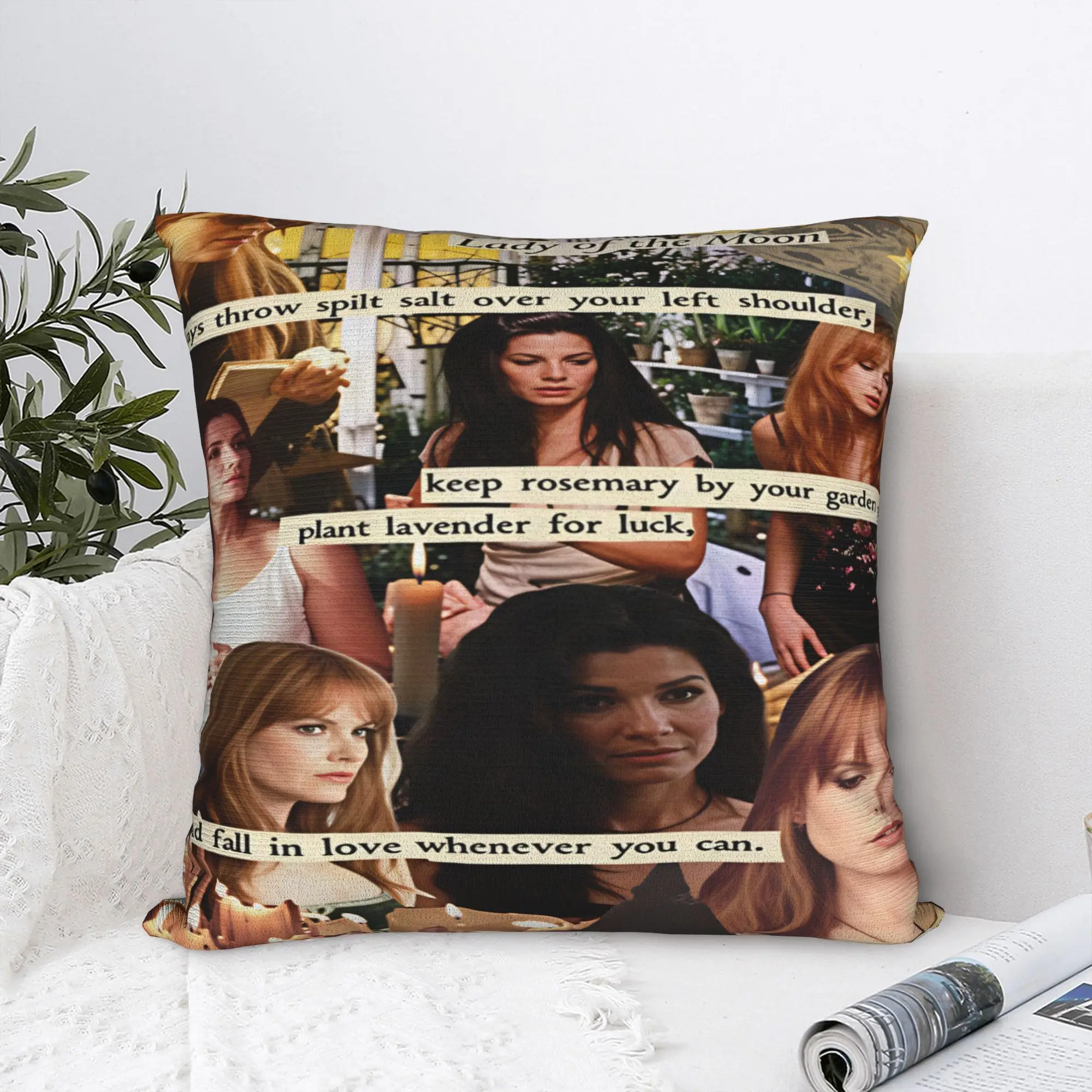 Practical-Magics Pillow Case  Comfy Pillow Cover Retro Trendy Pillowcases For Sofa Car Home Decor