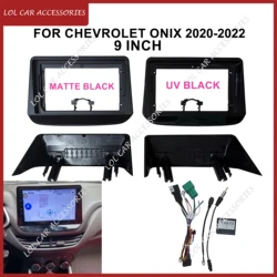 9 Inch For Chevrolet Onix 2020-2022 Auto Car Radio Stereo GPS MP5 Android Player Install 2 Din Head Unit Dash Frame Fascia