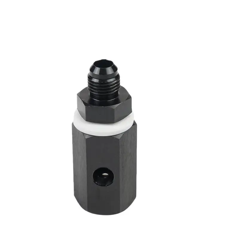 6AN 8AN 10AN Male Fuel Cell Tank Rollover Vent Valve Aluminum Anodized Fuel Cell Vent Roll Over Valve Mounted Fitting Adapter
