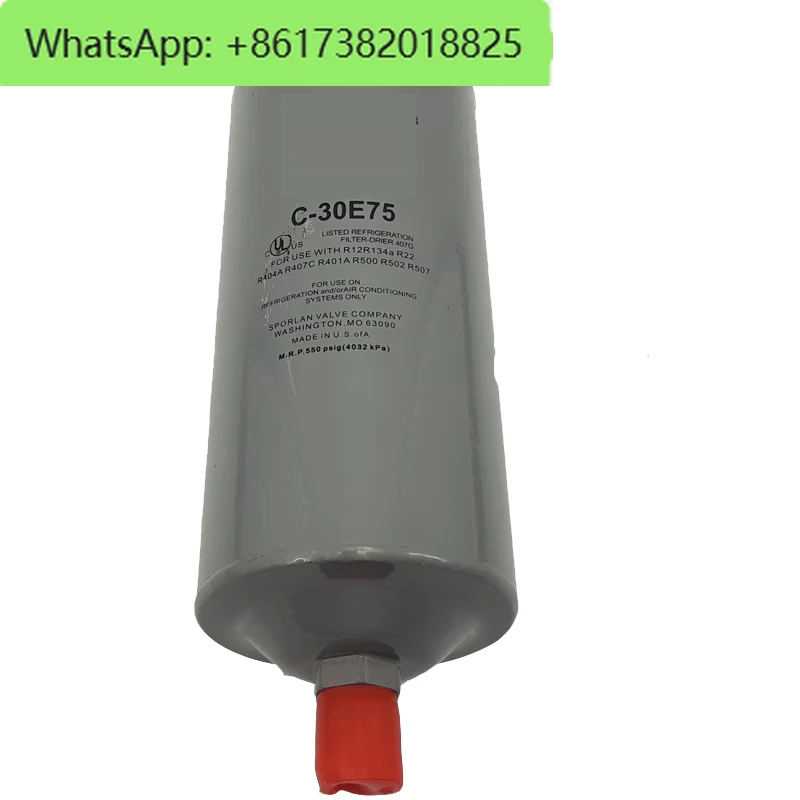 

Central air conditioner ejector filter replaces refrigerant drying filter 026-37563-000 C-30E75