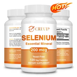 Selenium - Thyroid Support, for Energy Levels, Metabolism, Fatigue and Brain Function