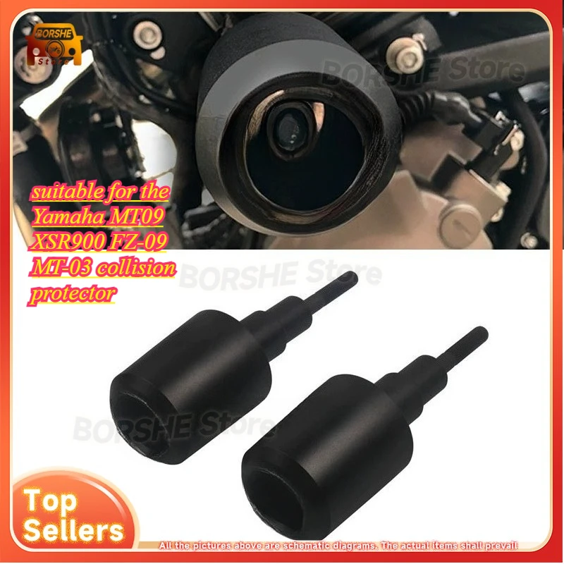 

The 2025 motorcycle frame slider collision protector is suitable for the Yamaha MT09 XSR900 FZ-09 MT-03 collision protector