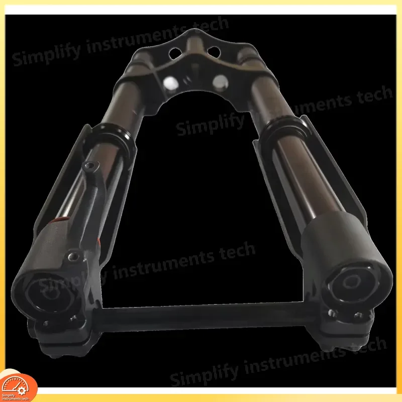 20 Inch Bike Front Fork Double Crown Inverted Suspension Shock Absorber for Fat Tire Snow Bicycle MTB E-bike Parts