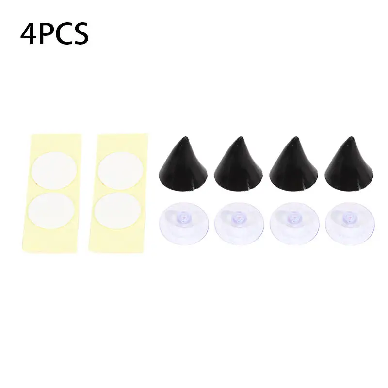 

4Pcs Motorcycle Helmet Horns Pair Motorcycle Helmet Decoration Devil Horns Motobike Electrocar Styling Helmet Decoration Sticker