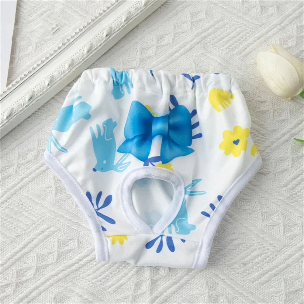 Dog Physiological Pants Pet Supplies Dog Menstrual Pants Pet Princess Panties Pet Diaper Dog Breathable Bow Dog Diapers