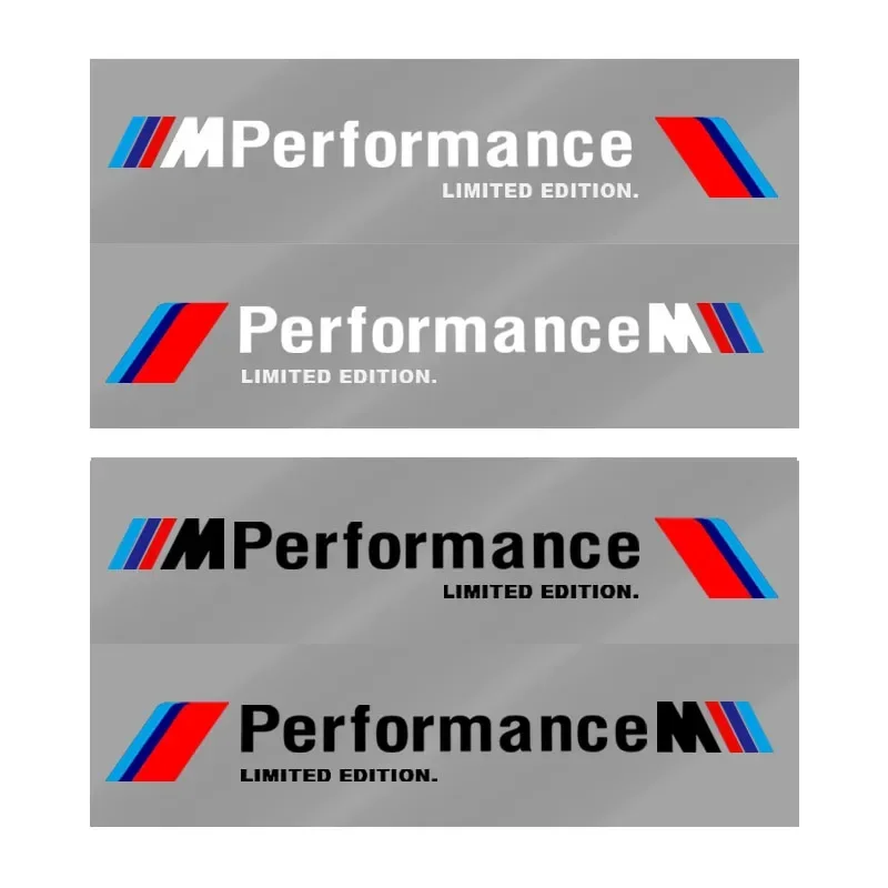 2pcs New Car 3D Stickers Auto Side Body Sports Sticker Decals For BMW F10 F07 E90 E60 F30 E89 E85 E92 X3 X4 X5 X6 1 3 5 7 Series