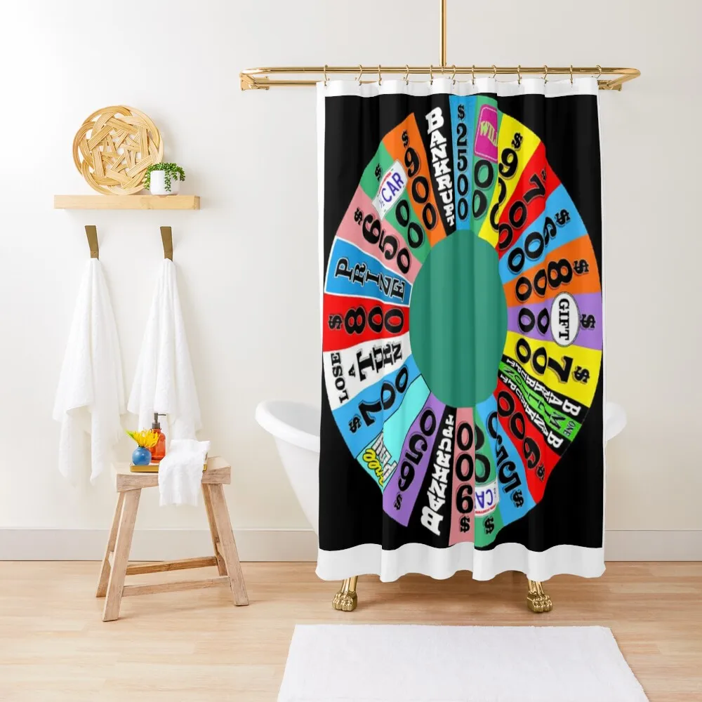 

Wheel with prizes, $ amounts Shower Curtain For Bathroom For Shower Shower Waterproof Curtain