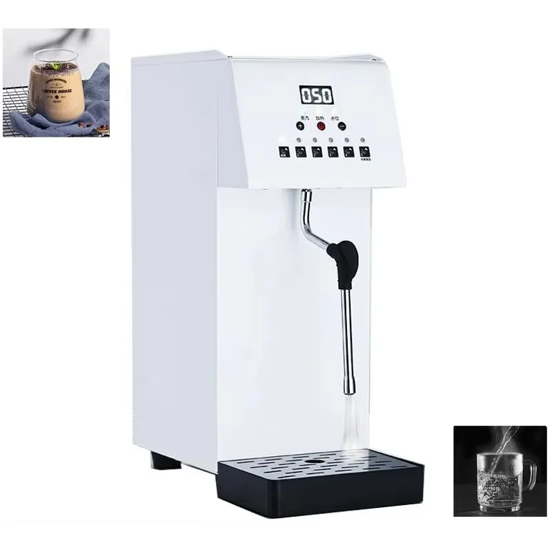 

Single Milk Steamer 6L Boiler Electric Commercial Bubble Tea High Quality Milk Frother Machine 2500W Steam Milk Bubble Machine