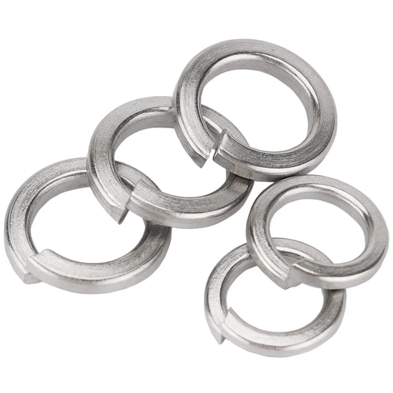 304 Thickened Stainless Steel Spring Washer Spring Split Lock Washer Elastic Gasket M2 M2.5 M3 M4 M5 M6 M8 M10 M12  M14 ~ M30