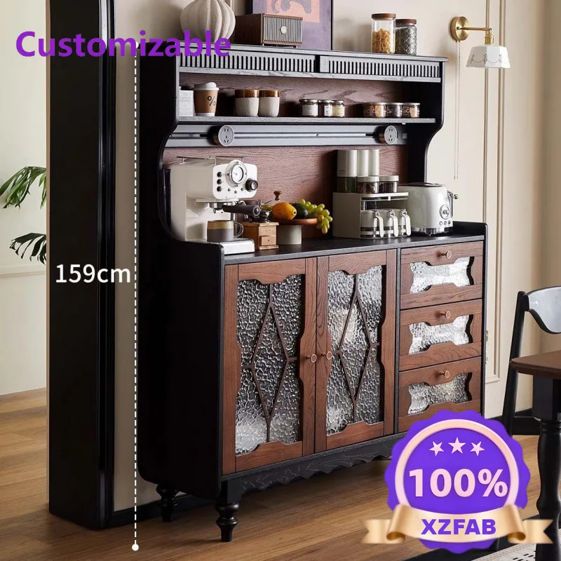 Factory Direct 2026 dining side cabinet integrated storage against the wall multi-functional full set living room cabinet sofa