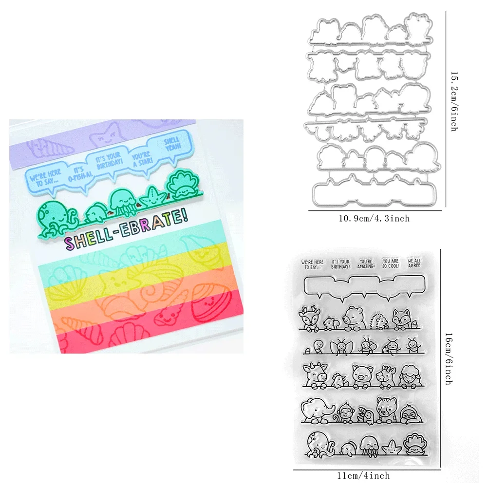 Car Critters Road Trip Add-on Metall-Stanzformen, Obst-Prägung, gestanzt, für DIY-Kartenherstellung, Scrapbooking, Bastelbedarf – Detail 22