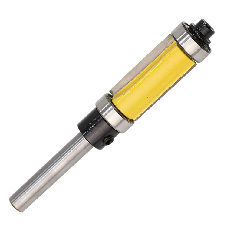 1PC 1/4" 6.35MM Shank Milling Cutter Wood Carving Flush Trim Top & Bottom Bearing Router Bit Milling Cutter For Wood Woodworking