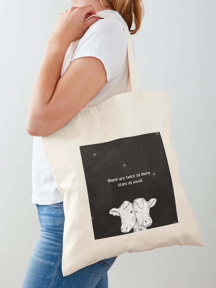 

two headed calf Tote Bag women bag bag for beach custom canvas large tote