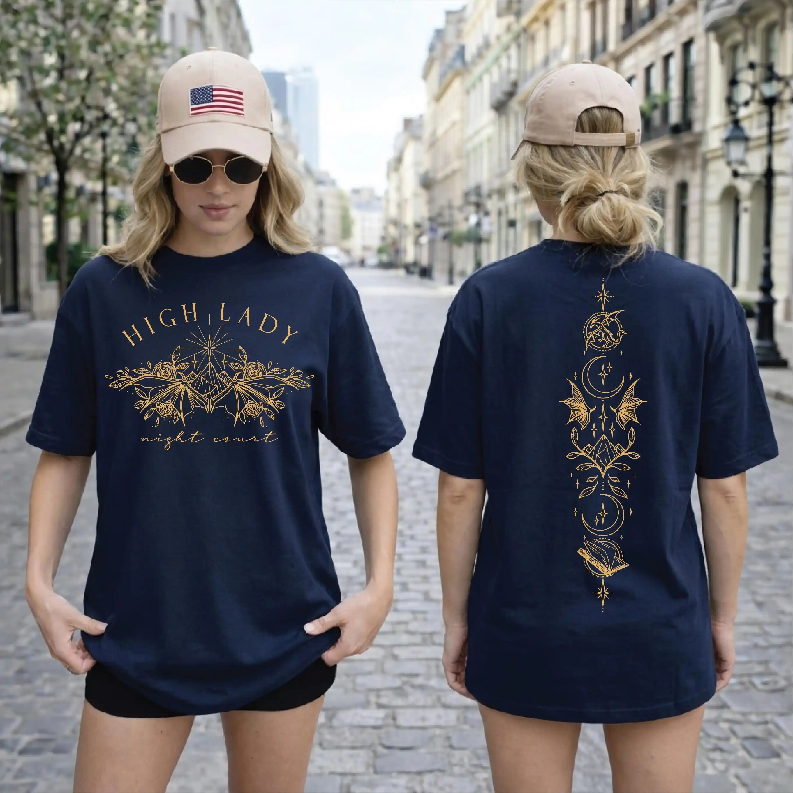 High Lady of The Night Court T-shirt, Velaris Shirt, Romantasy Reader Gift,  ACOTAR Tee Shirt