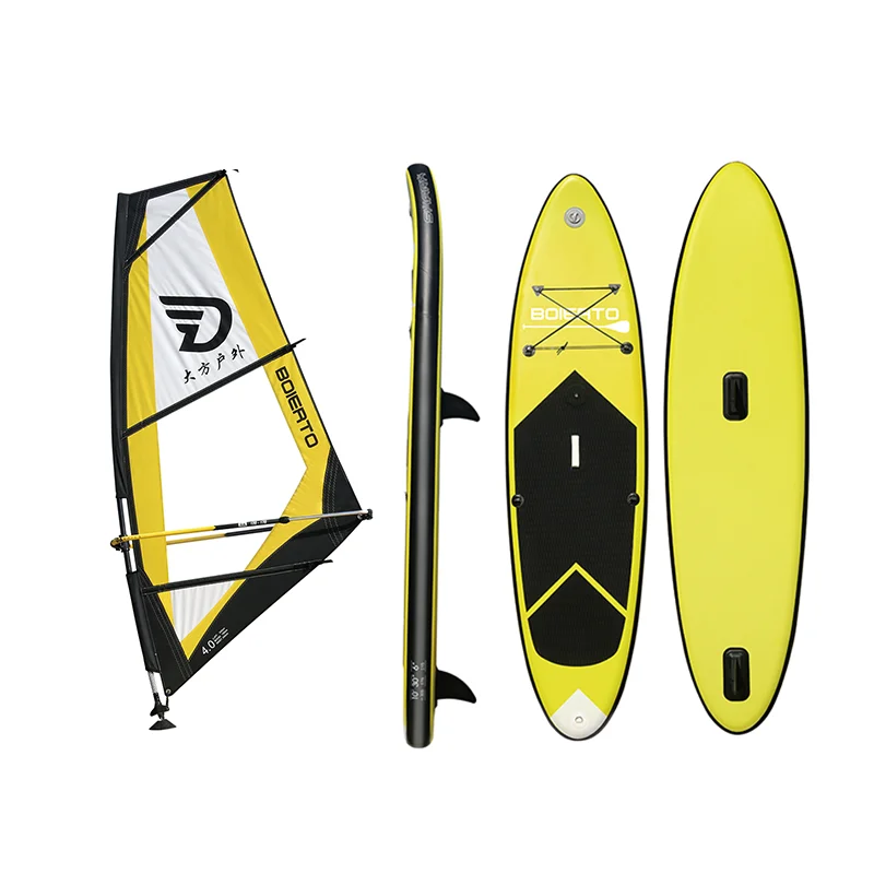 New OEM Manufacturer Supplier Big Size Wind Sail Sup Windsurfing Standup Paddle Board With High Quality