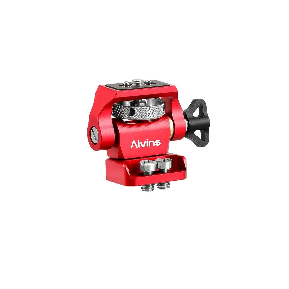 Alvin's Creativity Adjustable Camera Monitor Mount for ARRI, 180° Tilt Monitor Holder Anti-Twist Support 5” and 7” Field Monit