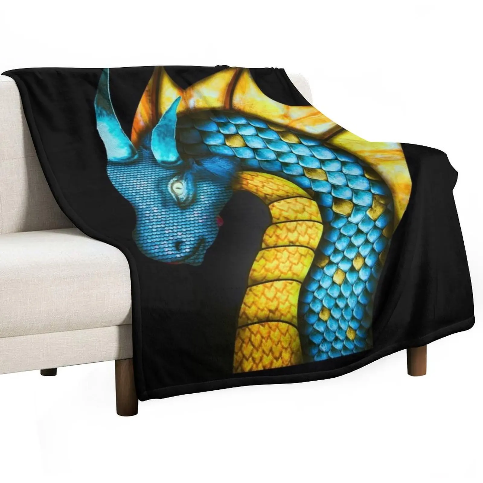 

Mystical Creature-Dragon Throw Blanket Soft Beds valentine gift ideas Cute Plaid Blankets