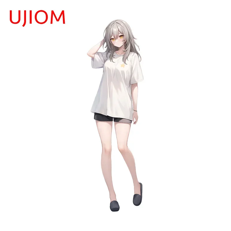 UJIOM 13cm X 3.9cm Trailblazer Honkai Star Rail Wall Stickers Sexy Living Room Decal Creativite Kitchen Cupboard Decoration