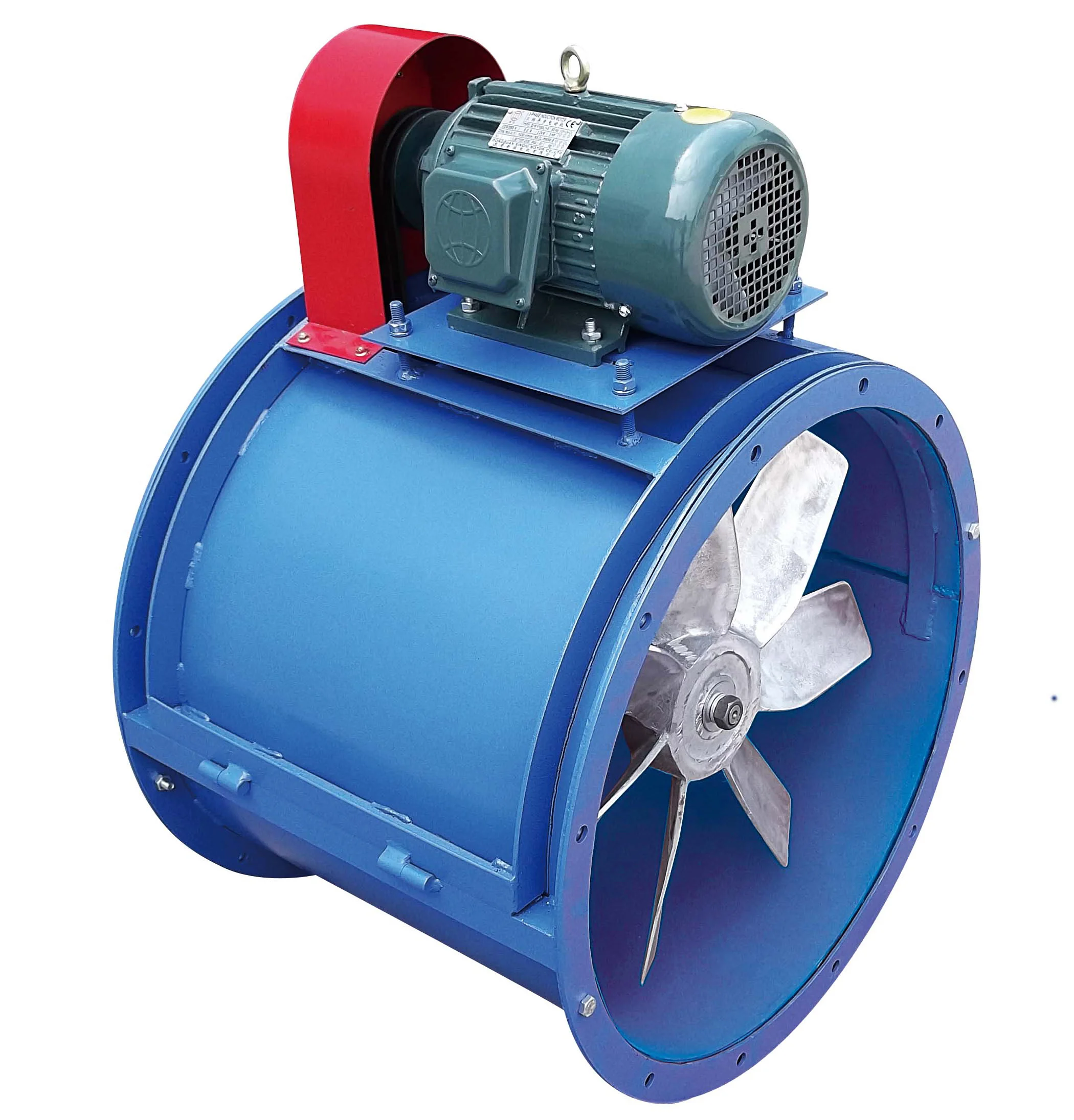 Industrial Electric Furnace Spray Room Building Factory Ventilation Exhaust Large Volume Low Noise Duct Axial Stainless Steel
