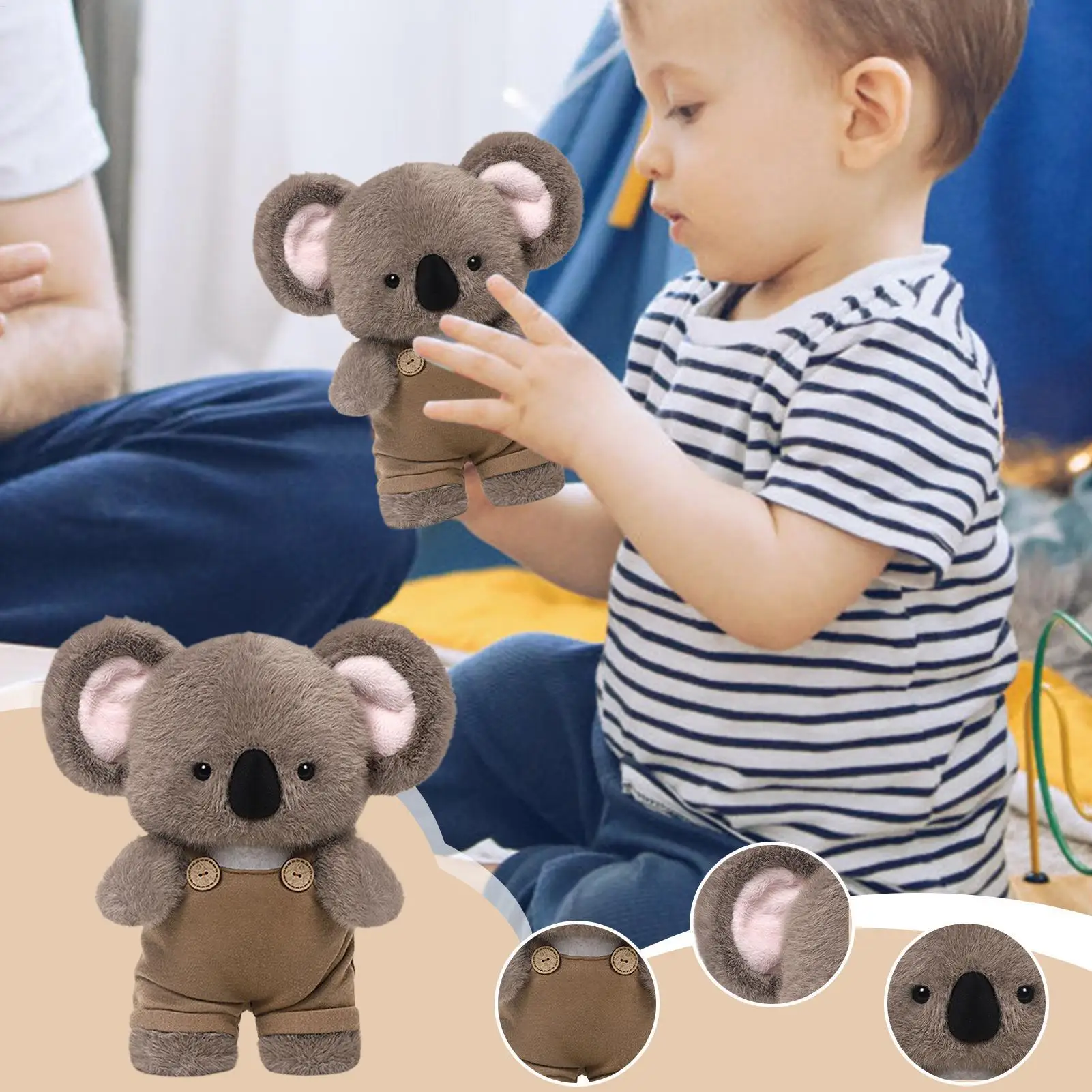 Gevulde Koala Leuke Zachte Koala KidsPlush Kussens Voor Knuffelen Kalm Thuis Knuffelen Ontspanning Volwassenen Dutten Metgezel Bedtijd