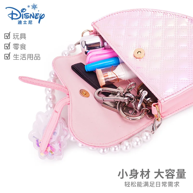 Disney Purses and Handbags Elsa and Anna Shoulder Bag Frozen Crossbody Bags for Girls Cute Cases Korean Fashionable Coin Pouch