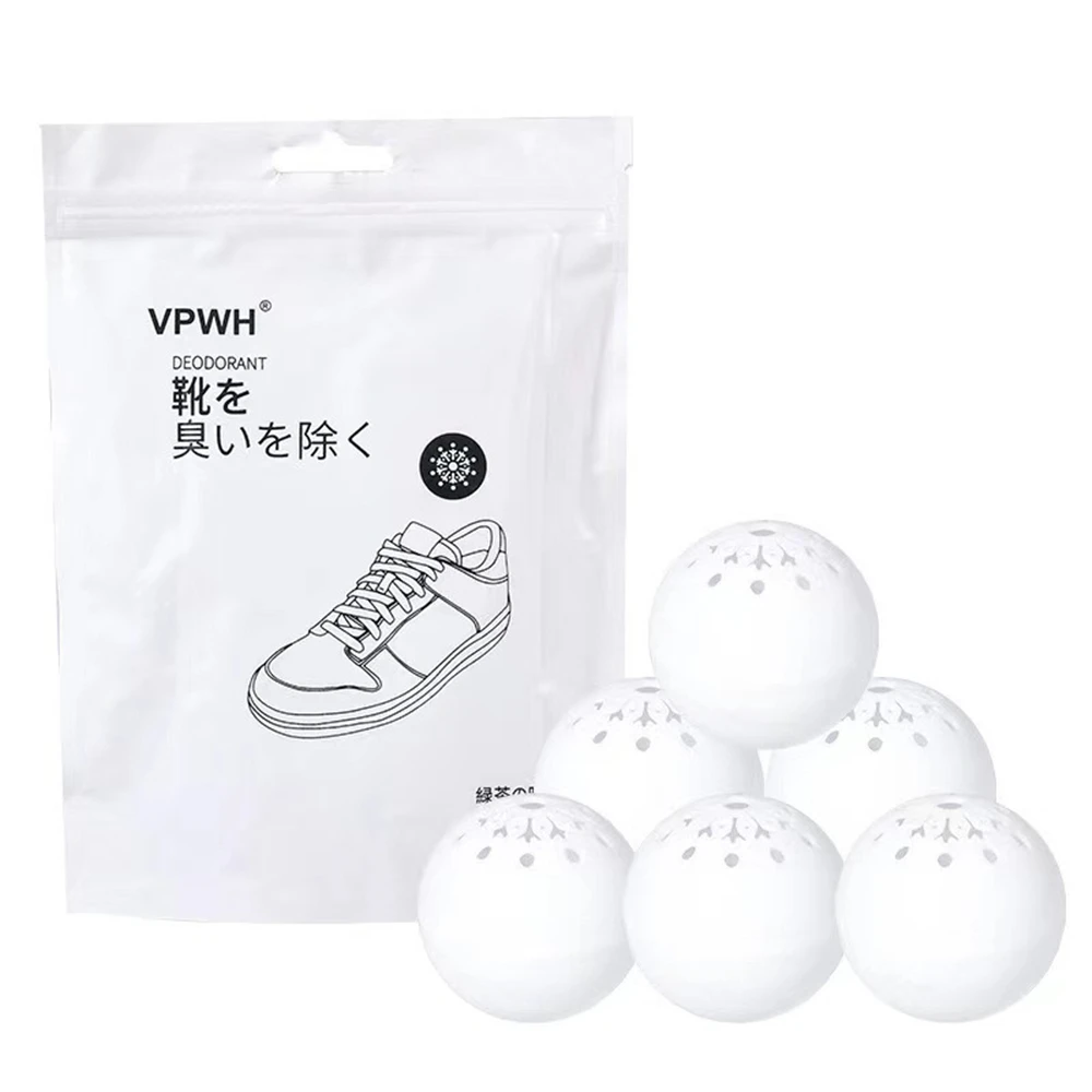 1/12Pcs Shoes Deodorant Freshener Ball Aroma Fragrant Sneaker Boot Foot Care Wardrobe Cabinet Bag Deodorizer Air Purifier Tool