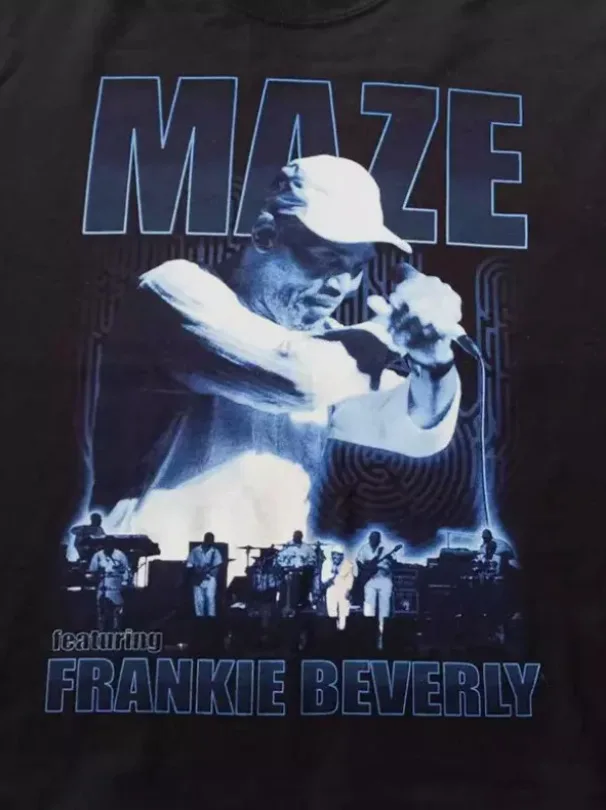 Frankie Beverly Maze TShirt Cotton Short Sleeve All Size