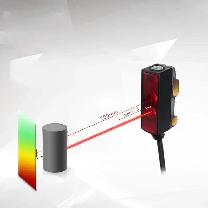 Hot SalesUltra-small Photoelectric Switch DG09N Background Suppression Photoelectric Switch Sensor