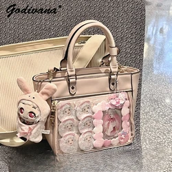 Sweet Cross Body One-Shoulder Portable Ribbon Bolso Ita Bag Ladies Elegant Exquisite Itabag Tote Handbags