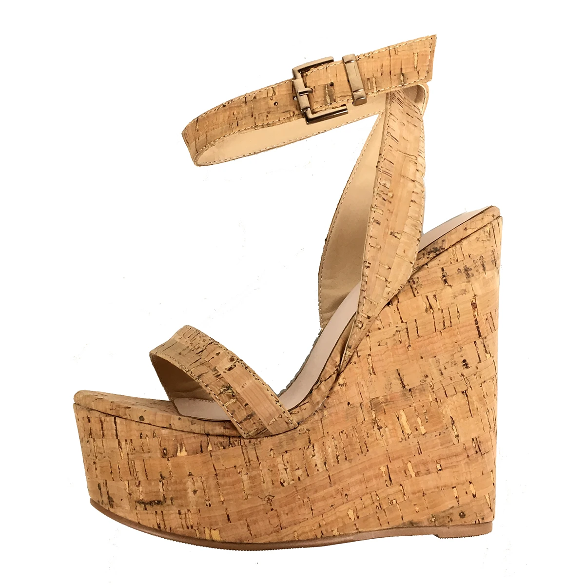 Damskie sandały na koturnie z – Cork Wedge Sandal recenzja i cena
