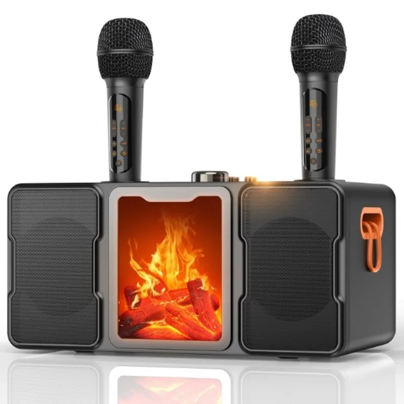 Outdoor family gathering set Karaoke artifact wireless microphone bluetooth speaker