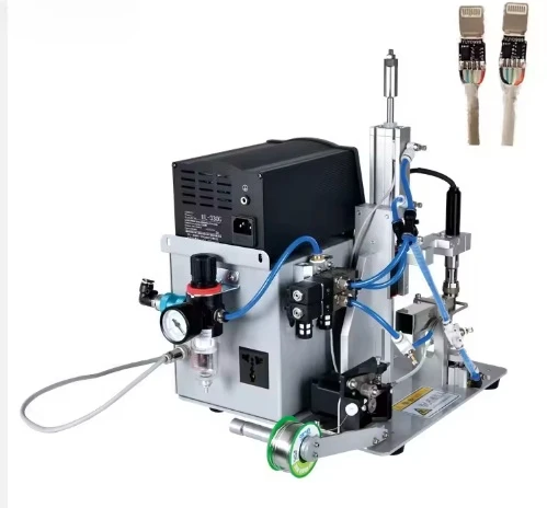 Treadle Type Automatic & Semi - Automatic Tin Welder Soldering Machine for C  Aux  USB  PCB  Led Lights & Power Plug