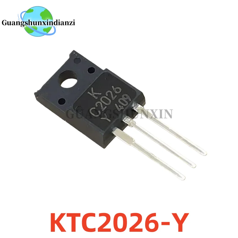 10PCS 100% NEW high-quality KTC2026-Y C2026-Y C2026 TO-220F 60V 3A Best Quality transistor In Stock