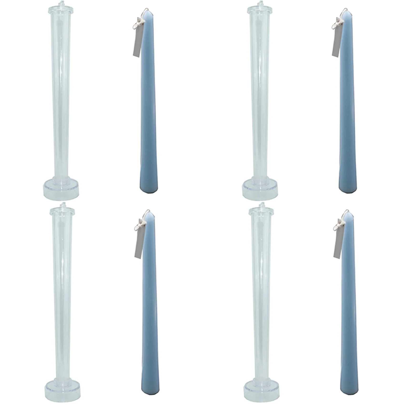 

Innovative 4X Candle Molds Durable Candle Molds For Making Candles Classic Tall Taper Mold