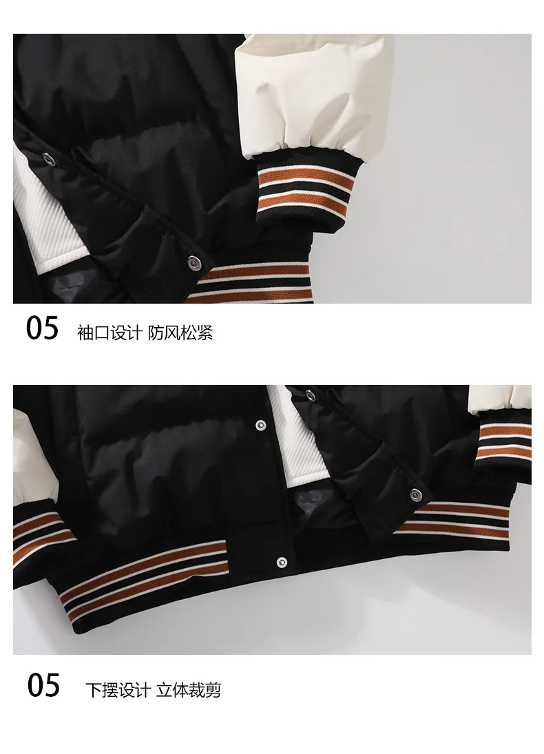 2026 Winter New High Quality Cotton-padded Jacket Men's Women's Large Street Clothing Cotton-padded Jacket Men's Coat Clothing