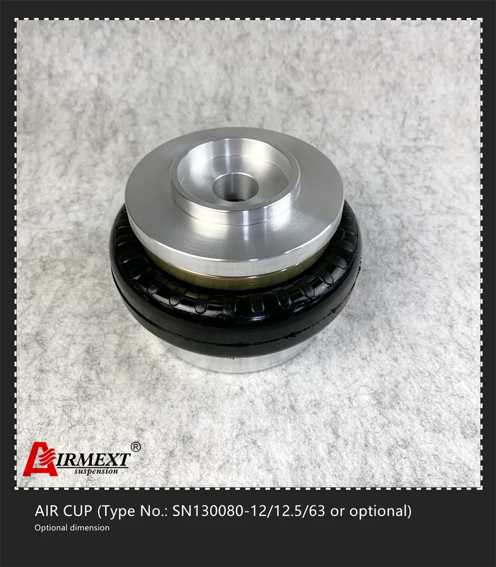 AIR CUP /SN130080BL1 Single convolution rubber airspring/airbag shock absorber/pneumatic/air suspension/air bellows gas spring