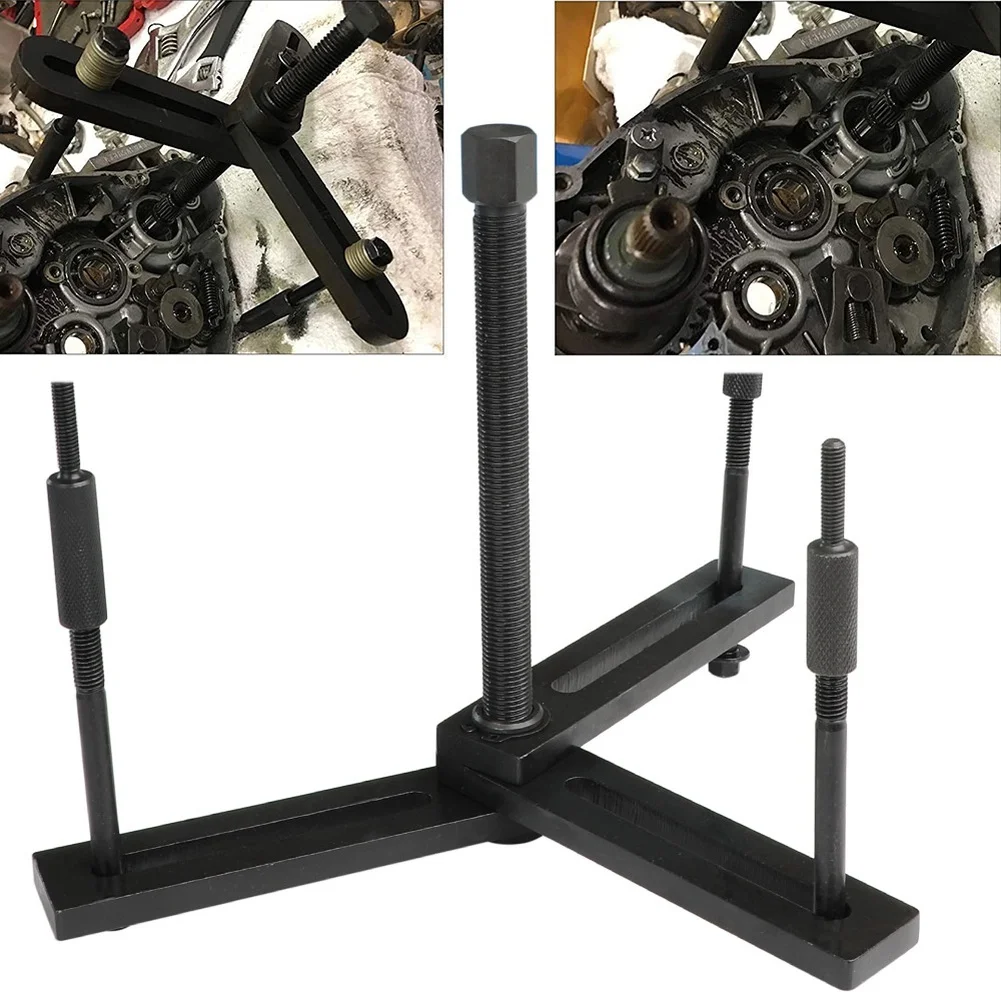 Motorcycle Crankshaft Puller Tool Set Motorcycle Repair Tool 45# Steel Separator Scooter Crankshaft Remover Puller Wrench Tool ﻿