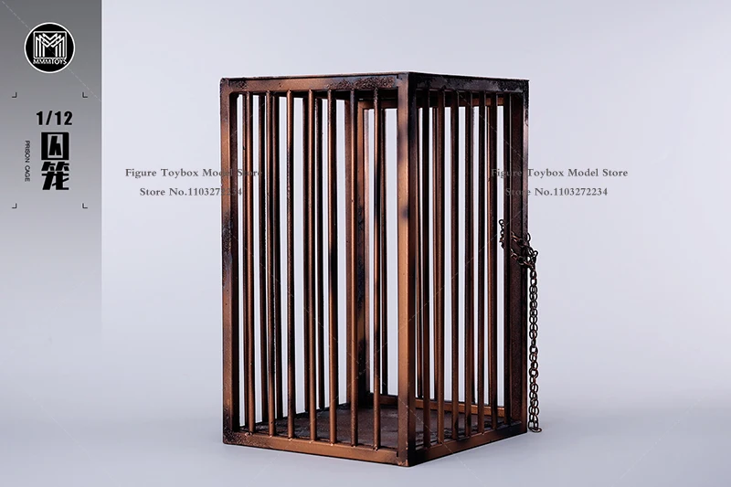 MMMtoys M2413 1/12 Action Figure Prison Cage Cosplay Mini Metal Model Toys Accessory For 6