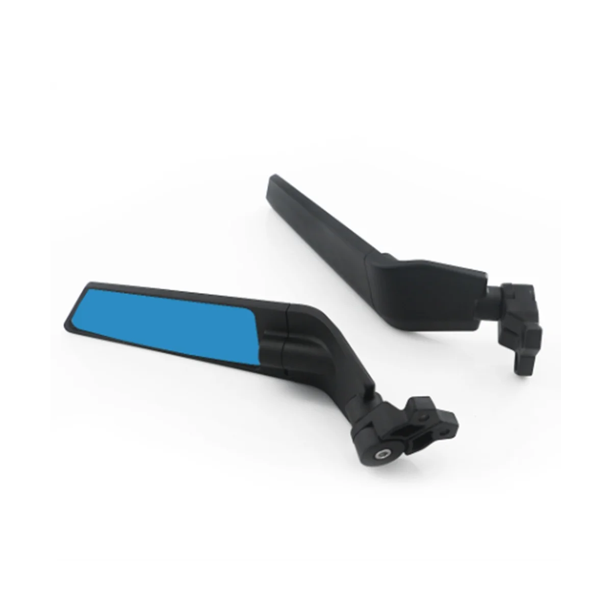 Motorbikes Accessories for Universal Wind Deflector Mirrors Spoiler Blue Glass