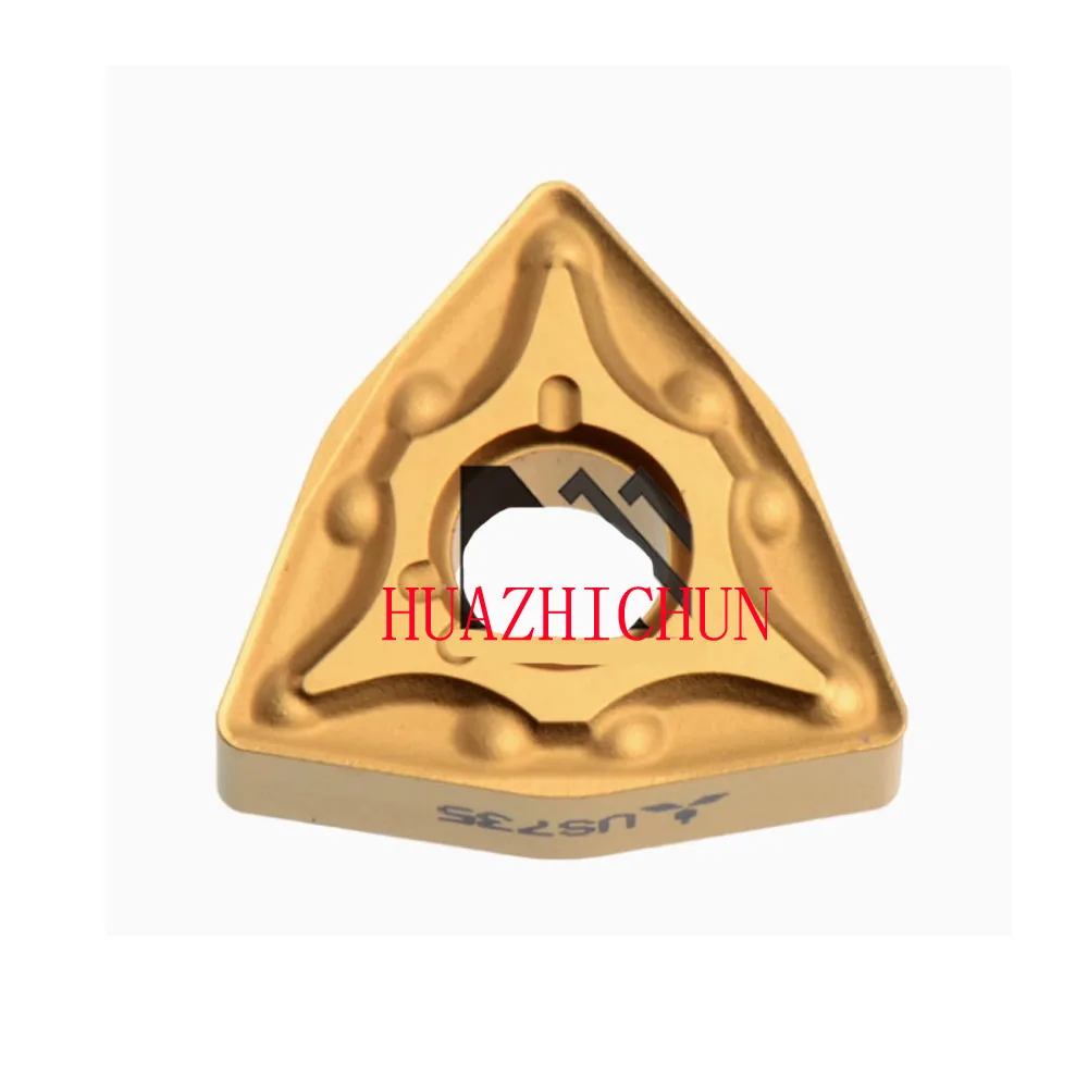 

HUAZHICHUN WNMG080404-MA US735 Carbide Inserts Milling Cutter Tool