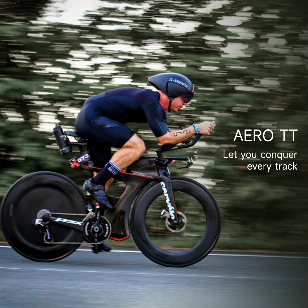 ELITEWHEELS AERO-TT Wheels Carbon Fiber Triathlon Wheelst V Brake Tubeless Clincher Wheel For TT Bike Racing